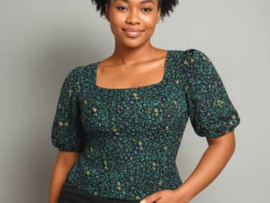 floral puff sleeve blouse – shop women’s stylish blouses online